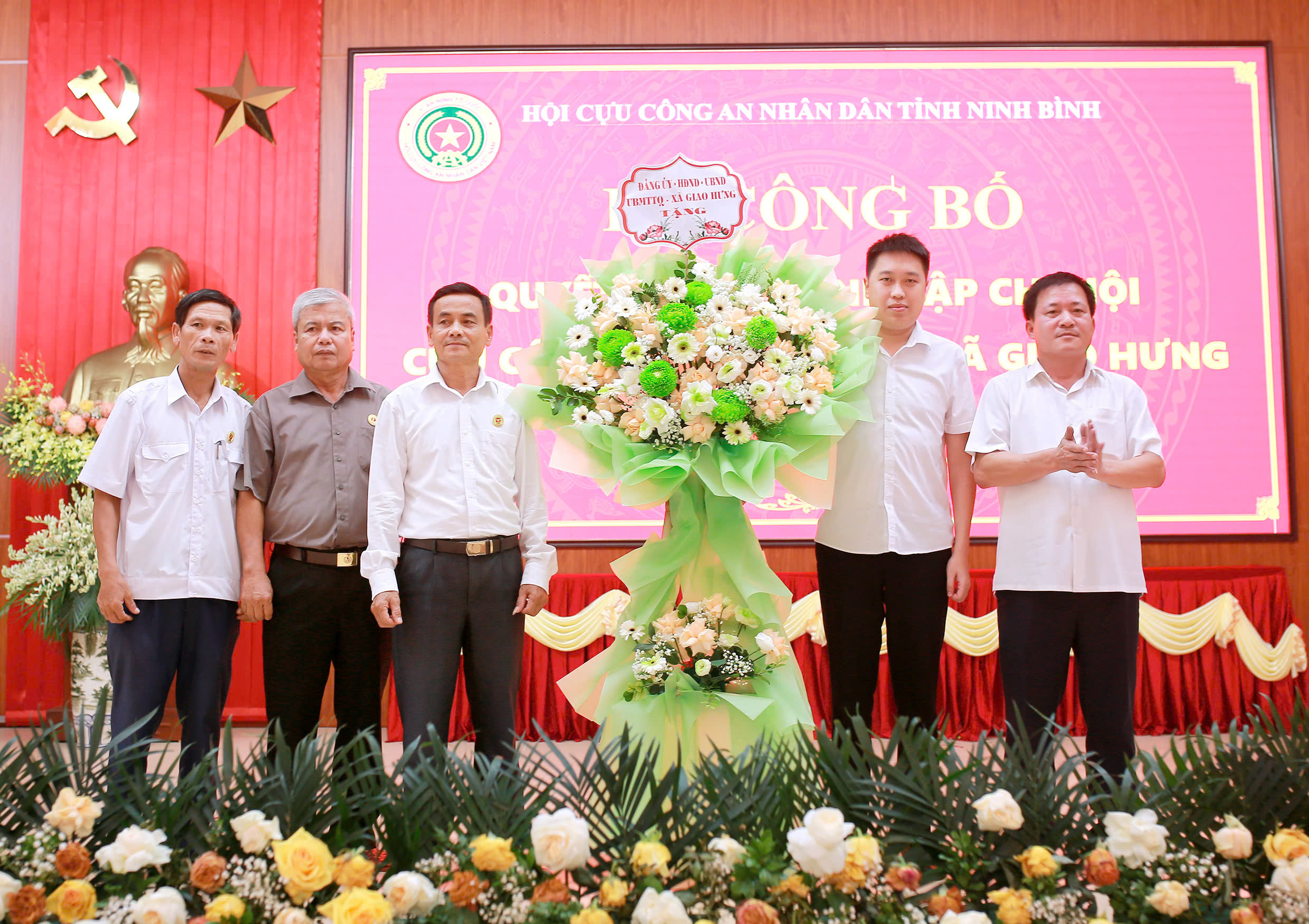 Thành lập Chi hội cựu Công an nhân dân xã Giao Hưng 