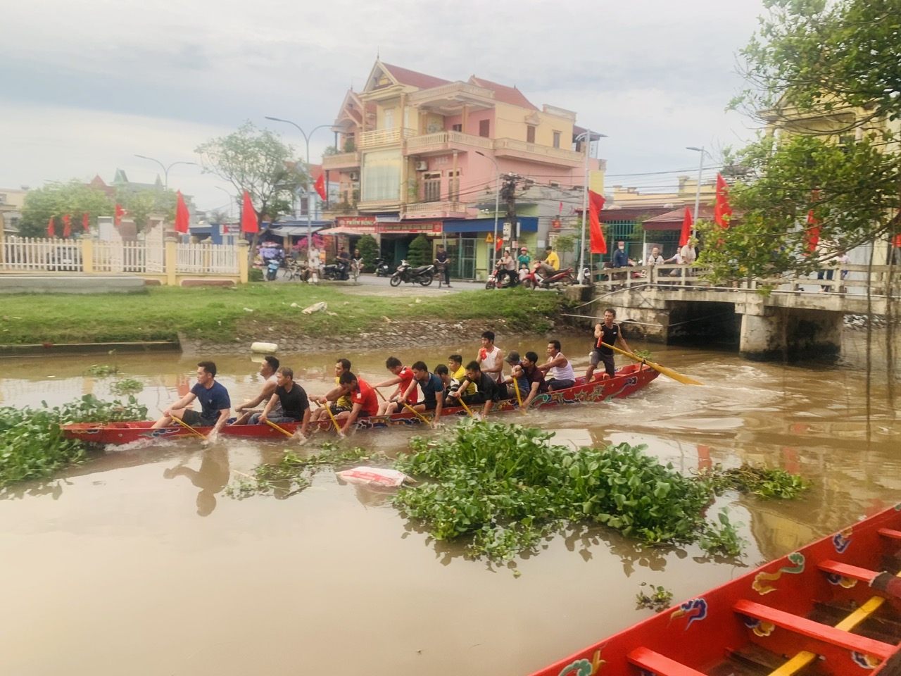 Xã Giao Hưng tổ chức hạ chải tham gia giải bơi chải tỉnh năm 2025 