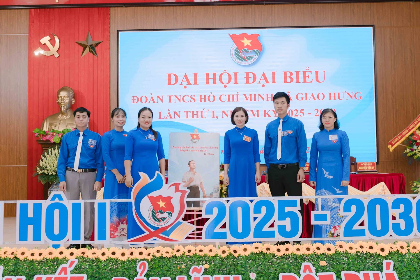 ĐẠI HỘI ĐẠI BIỂU ĐOÀN TNCS HỒ CHÍ MINH XÃ GIAO HƯNG LẦN THỨ I, NHIỆM KỲ 2025–2030 THÀNH CÔNG TỐT ĐẸP