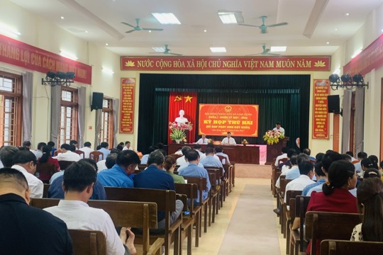 HĐND xã Giao Hưng tổ chức kỳ họp thứ hai- Kỳ họp phát sinh đột xuất